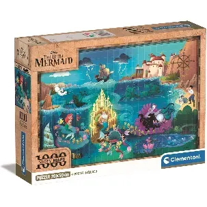 Afbeelding van Clementoni Disney Puzzel - De Kleine Zeemeermin Legpuzzel - 1000 stukjes - 70x50 cm - Voor Volwassenen en Kinderen vanaf 14 jaar