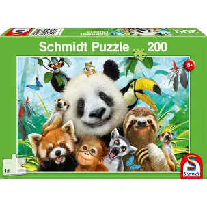 Afbeelding van Schmidt puzzel Dieren Plezieren, 200 stukjes - Puzzel