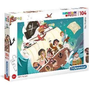 Afbeelding van Clementoni Supercolor Puzzel - The Pirates - 104 Stukjes