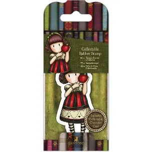 Afbeelding van Gorjuss: Collectable Mini Rubber Stamp - Santoro - No. 37 Dear Apple (GOR 907417)