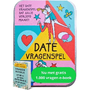 Afbeelding van Het Date Vragenspel Dat Verliefd Maakt: Date Spel Met 52 Beroemde Onderbouwde Date Vragen - Wek Gegarandeerd Verliefdheid Op & Leer Elkaar Kennen [Wetenschappelijk Bewezen Vragen] [Kaartspel Met 2 Bonusspellen & 1000 Bonusvragen Als Extra Download]