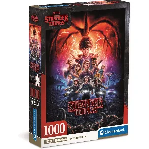 Afbeelding van Clementoni - Puzzel 1000 Stukjes - Stranger Things 2020 - Puzzel Voor Volwassenen en Kinderen - 14-99 jaar