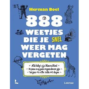 Afbeelding van 888 weetjes die je snel weer mag vergeten