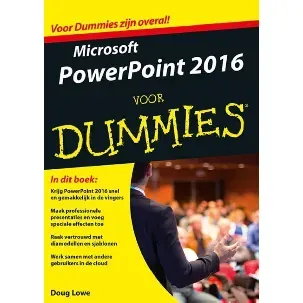 Afbeelding van Voor Dummies - Microsoft Powerpoint 2016 voor Dummies