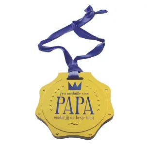 Afbeelding van Een medaille voor papa, omdat jij de beste bent