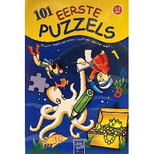 Afbeelding van blauwe omslag 101 Eerste puzzels - full colom