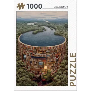 Afbeelding van Rebo legpuzzel 1000 stukjes - Bibliodam