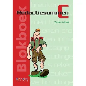 Afbeelding van Redactiesommen C - Blokboek