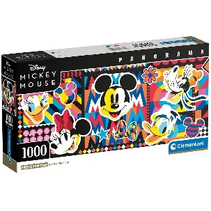 Afbeelding van Clementoni - Puzzel - 1000 Stukjes - Panorama Disney - Compact doos - Vanaf 14 jaar