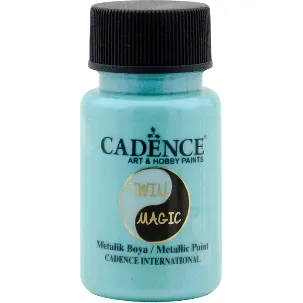 Afbeelding van Cadence Twin Magic metallic verf blauwgroen 01 070 0011 0050 50 ml