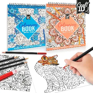 Afbeelding van Craft ID Mandala Kleurboek voor Volwassenen - Kleurboeken Volwassenen met Kleurboek Mandala's, 2-Pack Mandala Kleurboek Volwassenen voor Kleuren en Ontspanning