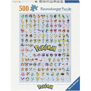 Afbeelding van Ravensburger puzzel Pokémon - Legpuzzel - 500 stukjes