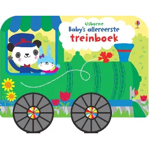 Afbeelding van Baby's allereerste kartonboek met wielen 1 - Baby's allereerste treinboek