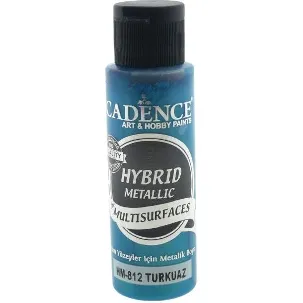 Afbeelding van Cadence Hybrid Acrylverf Metallic 70 ml Turquoise