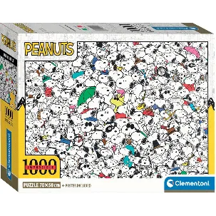 Afbeelding van Clementoni - Puzzel - 1000 Stukjes - Impossible Peanuts - Puzzel Voor Volwassenen