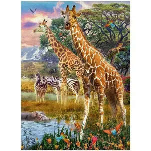 Afbeelding van Ravensburger puzzel Kleurrijke savanne - Legpuzzel - 150 stukjes