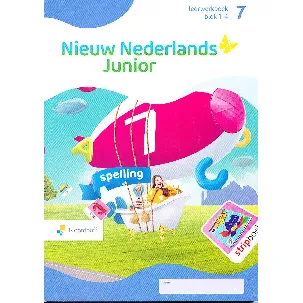 Afbeelding van Nieuw Nederlands Junior Spelling leerwerkboek blok 1-4 groep 7 (per stuk)