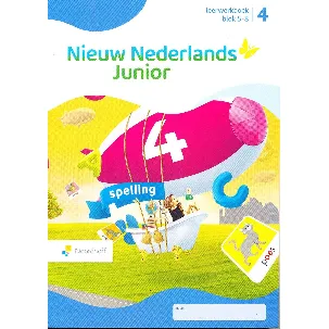 Afbeelding van Nieuw Nederlands Junior Spelling leerwerkboek blok 5-8 groep 4 (per stuk)