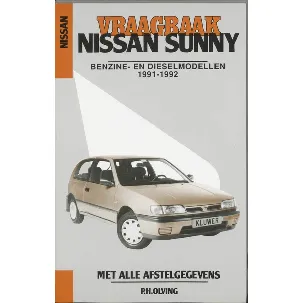 Afbeelding van Autovraagbaken - Vraagbaak Nissan Sunny Benzine Diesel 1991-1992