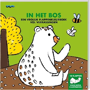 Afbeelding van Flappenkleurboek - In het bos