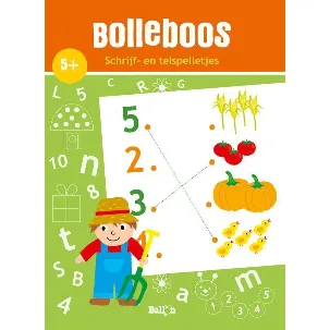 Afbeelding van Bolleboos 0 - Schrijf- en telspelletjes 5+