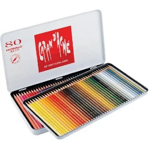 Afbeelding van Kleurpotlood Caran D'ache Prismalo 80 stuks assorti