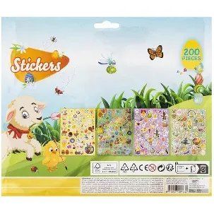 Afbeelding van Creative Craft Group Stickerset Pasen, 4 vellen