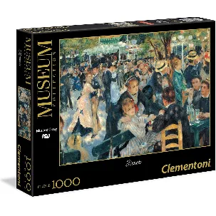 Afbeelding van Clementoni Puzzels voor volwassenen - Renoir - Bal Du Moulin De La Galette, Museum Puzzel 1000 Stukjes, 14-99 jaar - 31412