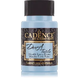 Afbeelding van Cadence Dora Metallic Textielverf 50 ml Aqua