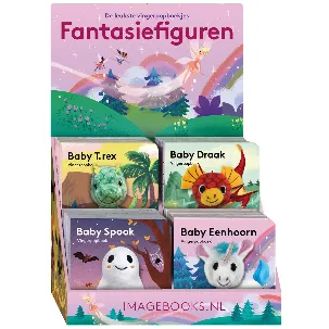 Afbeelding van Display Vingerpopboekjes Fantasiefiguren 4T x 4E