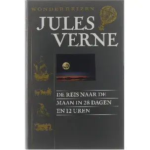 Afbeelding van De reis naar de maan in 28 dagen en 12 uren
