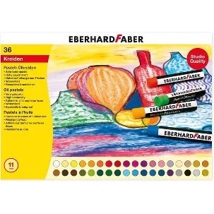 Afbeelding van Oliepastelkrijt Eberhard Faber 11mm doos a 36 st assorti