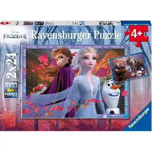 Afbeelding van Ravensburger puzzel Disney Frozen 2 - 2x24 stukjes - kinderpuzzel