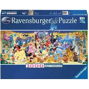 Afbeelding van Ravensburger Panorama Puzzel Disney Groepsfoto - Legpuzzel - 1000 stukjes