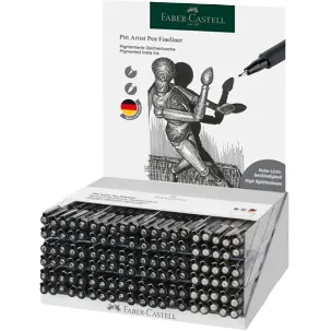 Afbeelding van Faber Castell Tekenstift Faber Castell Pitt artist Pen 120 stuks in display