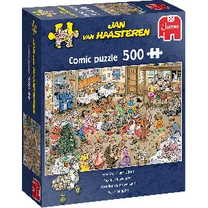 Afbeelding van Jan van Haasteren - Op het nieuwe jaar! - 500 stukjes puzzel