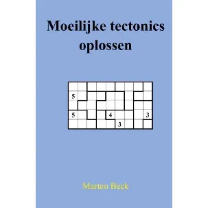 Afbeelding van Moeilijke tectonics oplossen