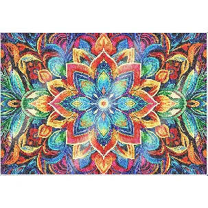 Afbeelding van Adorzy Diamond Painting Placemat Mandala – 42,5cm x 29,5 cm - Diamond Painting Volwassenen – Diamond Painting Volledig Pakket