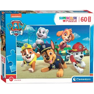 Afbeelding van Clementoni - Puzzel 60 Stukjes Maxi Paw Patrol, Kinderpuzzels, 4-6 jaar, 26591