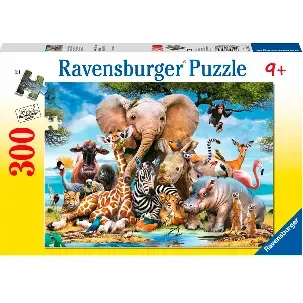 Afbeelding van Ravensburger puzzel Afrikaanse vrienden - Legpuzzel - 300 stukjes