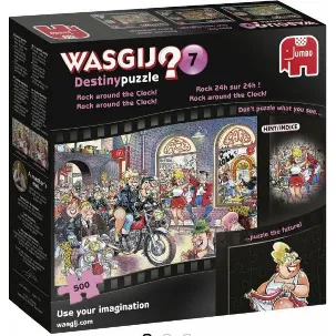 Afbeelding van Wasgij Destiny 7 Rock Around The Clock puzzel - 500 Stukjes