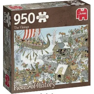 Afbeelding van Jumbo Premium Collection Puzzel De Vikingen - Legpuzzel - 950 stukjes