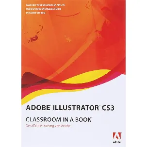 Afbeelding van Adobe Illustrator CS3 Classroom in a Book + CD-ROM