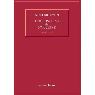 Afbeelding van Adelbrieven - Lettres Patentes de Noblesse