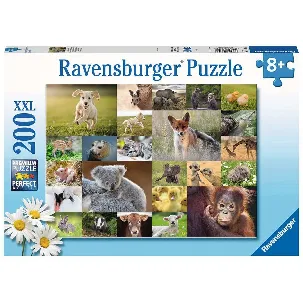 Afbeelding van Ravensburger puzzel Schattige babydieren - Legpuzzel - 200 XXL stukjes