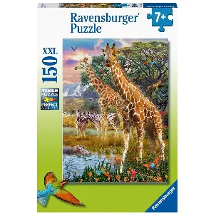 Afbeelding van Ravensburger puzzel Kleurrijke savanne - Legpuzzel - 150 stukjes