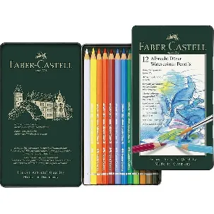 Afbeelding van Faber-Castell aquarelpotlood - Albrecht Durer - blik 12 stuks - FC-117512