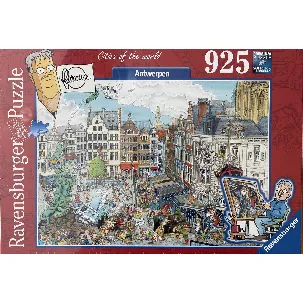 Afbeelding van Ravensburger fleroux Antwerpen legpuzzel puzzel 925 stukjes