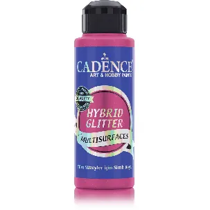 Afbeelding van Cadence Cadence Hybrid Acrylverf Glitter 120 ml Fuchsia