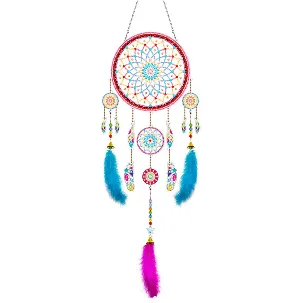 Afbeelding van Adorzy Diamond Painting Dromenvanger – Dreamcatcher - Diamond Painting Volwassenen – Diamond Painting Kinderen –Muurdecoratie – Wanddecoratie